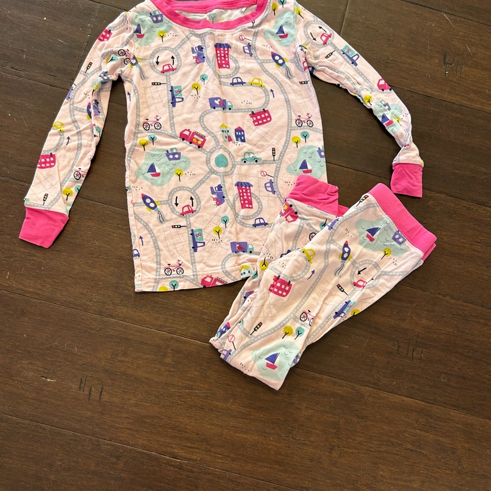 Little Sleepies Pink and Blue Kids Pajama Set